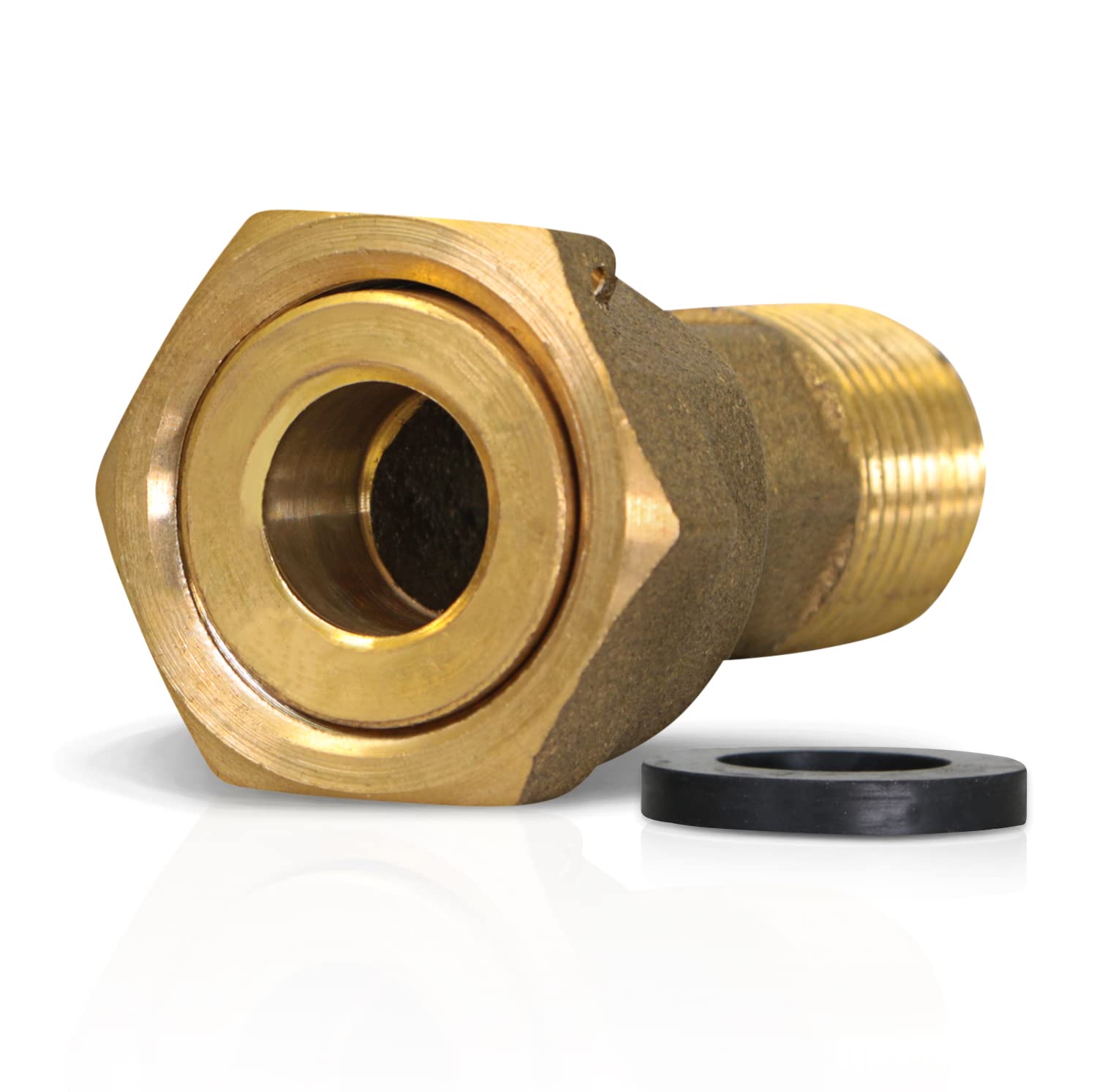 Amazon.com: Midline Valve XND1011-OM Brass Water Meter Coupling